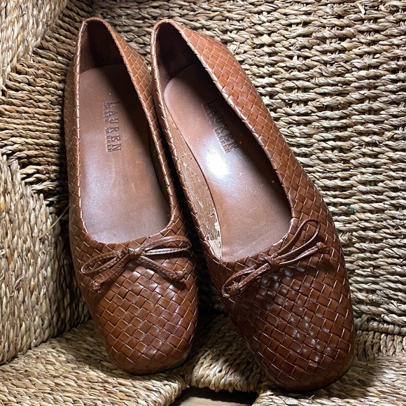 Lauren by Ralph Lauren brown Woven Flats - Picture 5 of 11